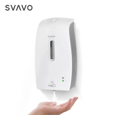 Svavo タッチフリー自動泡センサープラスチックソープディスペンサータッチレス浴室用