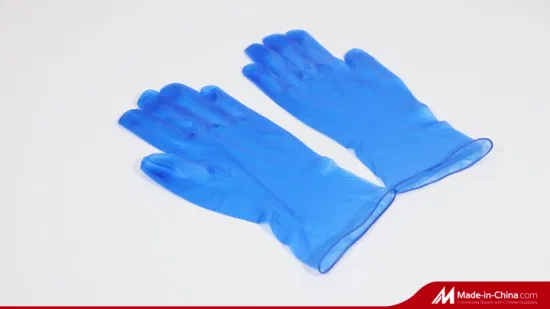 使い捨てニトリル指卸売ラテックス ビニール安全試験保護 PVC ゴムエンボス手袋